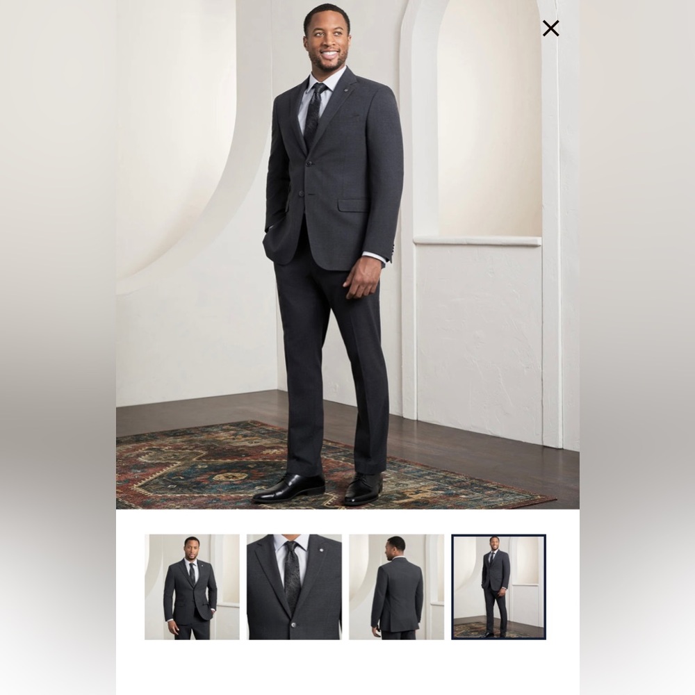 Daniel Hechter Charcoal Wool suit